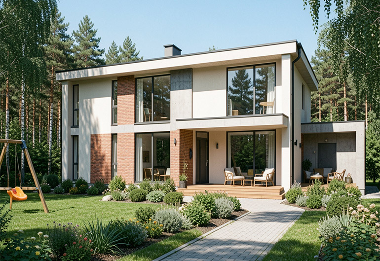 Каменный коттедж 280 м²